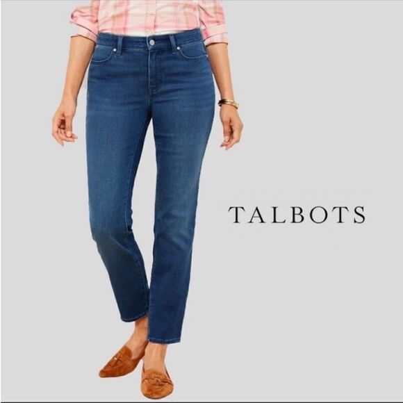 Talbots Simply Flattering 5 Pocket Jeans | Size 16P - Picture 1 of 7